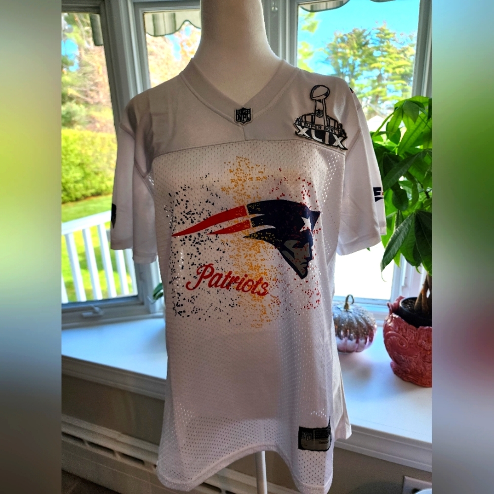 Superbowl 49 New England Patriots Tom Brady Official Jersey size 2XL men's